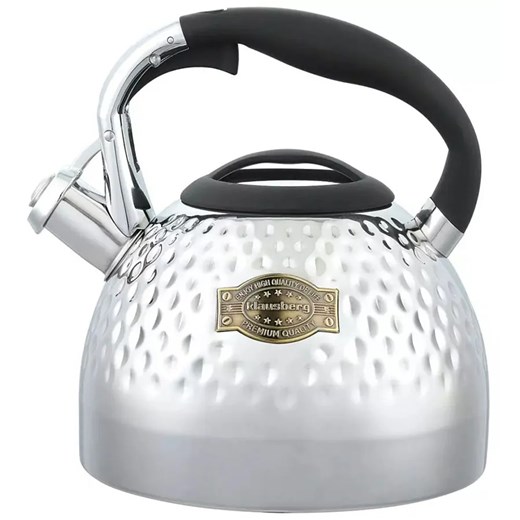 Elegancki czajnik ze stali nierdzewnej z gwizdkiem 3L N1-B78 ze sklepu Edinos.pl w kategorii Naczynia - zdjęcie 174665213