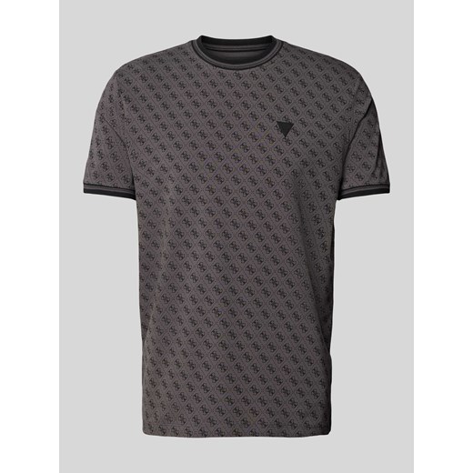 T-shirt z elastycznymi zakończeniami rękawów model ‘MARSHALL’ ze sklepu Peek&Cloppenburg  w kategorii T-shirty męskie - zdjęcie 174665530