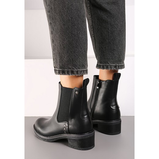 Botki Renee zimowe na zamek eleganckie 