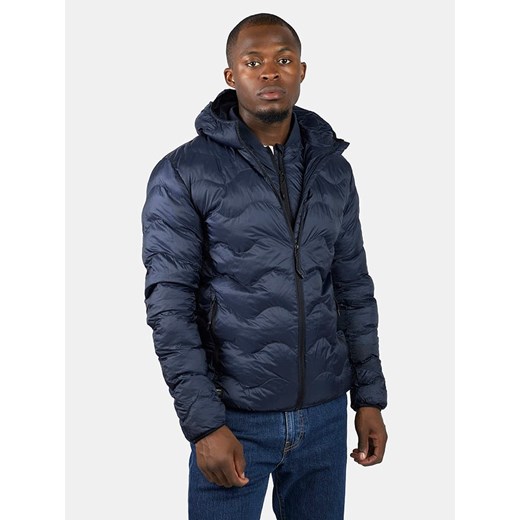 Superdry Kurtka pikowana w kolorze granatowym ze sklepu Limango Polska w kategorii Kurtki męskie - zdjęcie 174670010