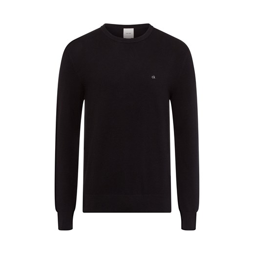 Calvin Klein Męski sweter Mężczyźni jodłowy jednolity ze sklepu vangraaf w kategorii Swetry męskie - zdjęcie 174670501