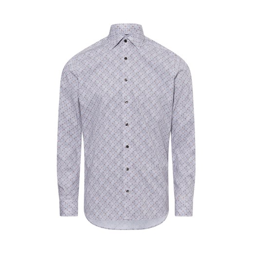 Olymp Level Five Koszula męska Mężczyźni Slim Fit Bawełna écru wzorzysty ze sklepu vangraaf w kategorii Koszule męskie - zdjęcie 174670503