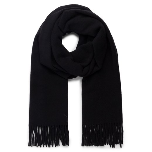 Weekend Max Mara Szalik damski - Duca Kobiety wełna ze strzyży czarny jednolity ze sklepu vangraaf w kategorii Szaliki i chusty damskie - zdjęcie 174671060
