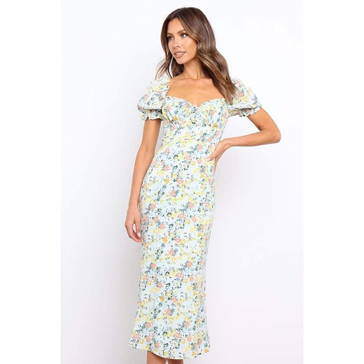Pretty Summer Sukienka w kolorze miętowym ze wzorem ze sklepu Limango Polska w kategorii Sukienki - zdjęcie 174671301