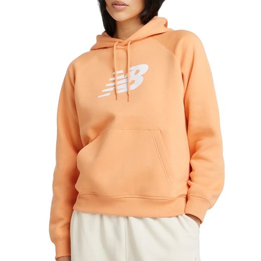 Bluza New Balance WT43524CP - pomarańczowa ze sklepu streetstyle24.pl w kategorii Bluzy damskie - zdjęcie 174671921