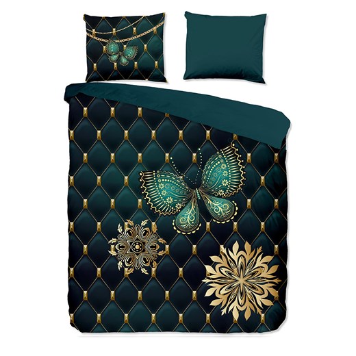 Pure Komplet pościeli &quot;Lavanya&quot; w kolorze morskim z mikrofibry ze sklepu Limango Polska w kategorii Pościele - zdjęcie 174672350