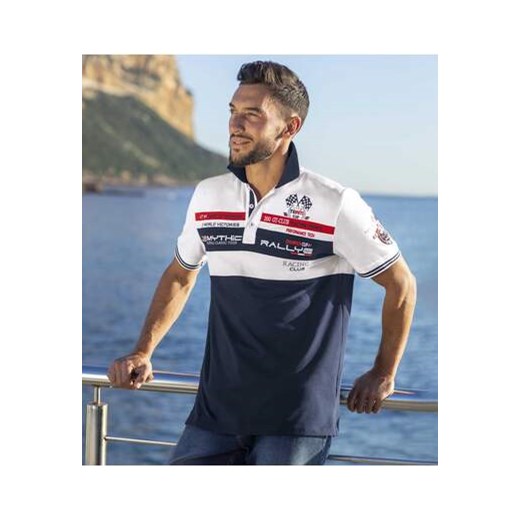 Polo ze stretchem z dzianiny Pika Racing ze sklepu Atlas For Men w kategorii T-shirty męskie - zdjęcie 174672763
