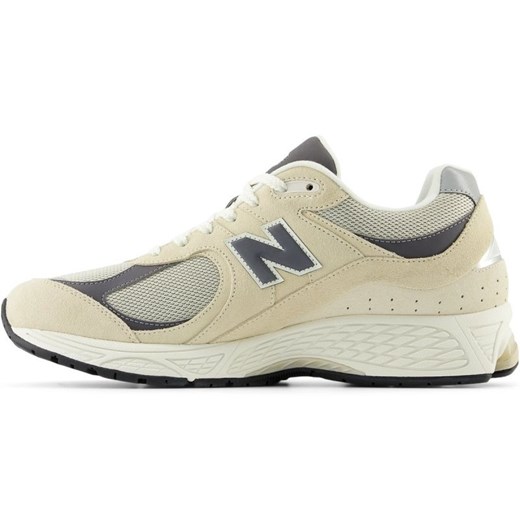 Buty sportowe męskie beżowe New Balance wiązane z tworzywa sztucznego