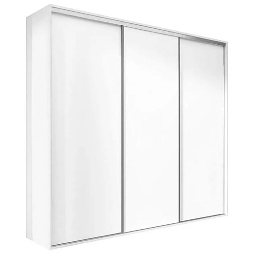 Biała przesuwna szafa 275 cm - Estori 5X ze sklepu Edinos.pl w kategorii Meble - zdjęcie 174675730