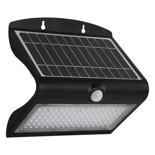 Nowoczesny czarny kinkiet solarny z czujką ruchu - N26-Motis 6.8W Lumes One Size Edinos.pl