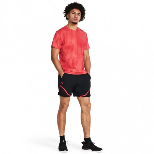 Męskie spodenki treningowe Under Armour UA Vanish Woven 6in Grph Sts - czarne ze sklepu Sportstylestory.com w kategorii Spodenki męskie - zdjęcie 174676274
