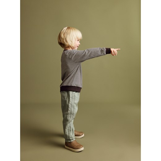 Reserved - Bawełniane spodnie - zielony ze sklepu Reserved w kategorii Spodnie chłopięce - zdjęcie 174679163