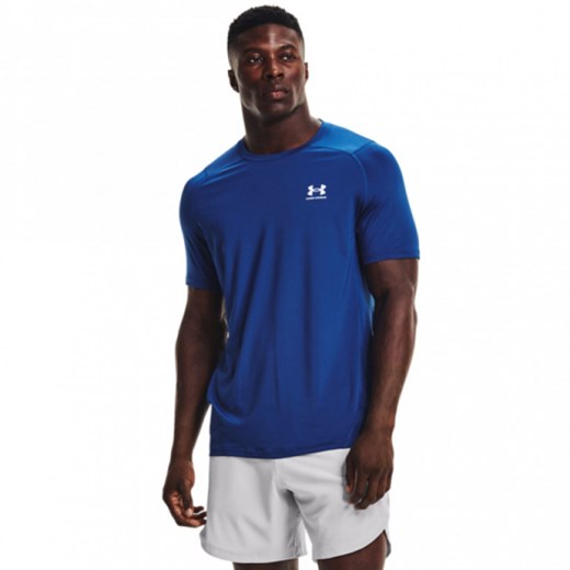 Męska koszulka treningowa UNDER ARMOUR UA HG Armour Fitted SS ze sklepu Sportstylestory.com w kategorii T-shirty męskie - zdjęcie 174687222