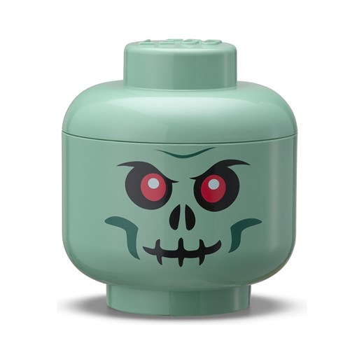 LEGO Pojemnik &quot;Skeleton&quot; w kolorze zielonym - wys. 12,3 x Ø 10,5 cm ze sklepu Limango Polska w kategorii Kosze i pudełka na zabawki - zdjęcie 174687564