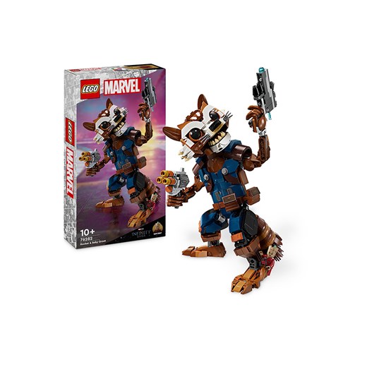 LEGO Zestaw LEGO® Marvel 76282 Rocket &amp; Baby Groot - 10+ Lego onesize okazja Limango Polska