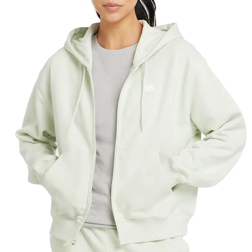 Bluza New Balance WJ41501NUM - miętowa ze sklepu streetstyle24.pl w kategorii Bluzy damskie - zdjęcie 174690273
