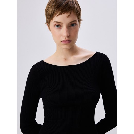 Reserved - Sukienka midi - czarny Reserved S Reserved