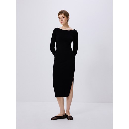 Reserved - Sukienka midi - czarny Reserved L Reserved