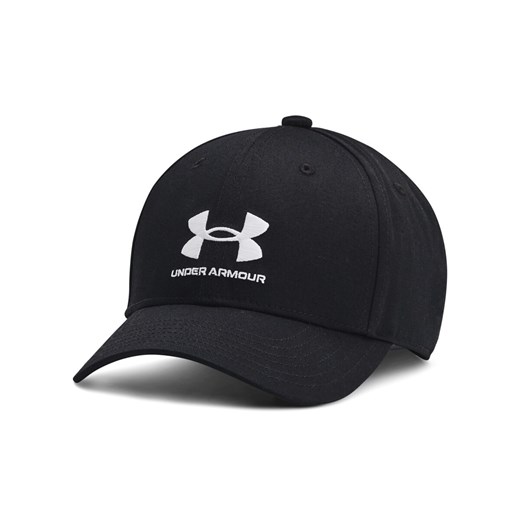 Chłopięca czapka z daszkiem Under Armour Youth Sportstyle Lockup Adj - czarna ze sklepu Sportstylestory.com w kategorii Czapki dziecięce - zdjęcie 174694150