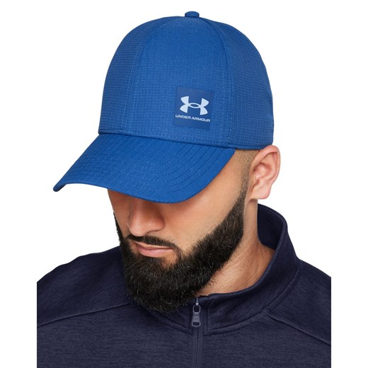 Męska czapka z daszkiem Under Armour M Iso-chill Armourvent Adj - niebieska ze sklepu Sportstylestory.com w kategorii Czapki z daszkiem męskie - zdjęcie 174694163