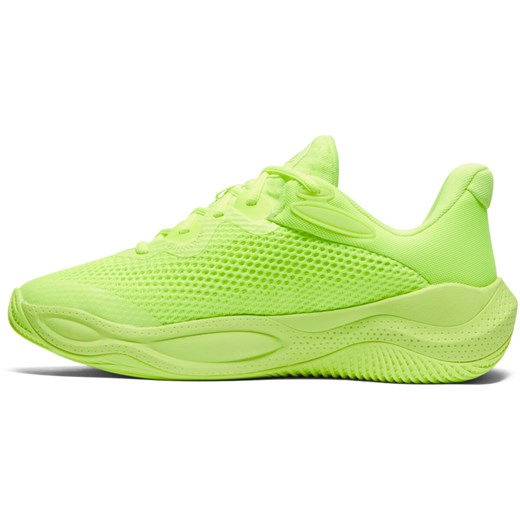 Buty do koszykówki uniseks Under Armour Curry Splash 24 - zielone ze sklepu Sportstylestory.com w kategorii Buty sportowe męskie - zdjęcie 174694243