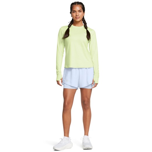 Damskie spodenki do biegania Under Armour UA Fly By 2in1 Short - niebieskie ze sklepu Sportstylestory.com w kategorii Szorty - zdjęcie 174694310