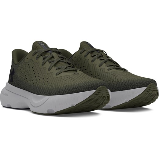 Męskie buty do biegania Under Armour UA Infinite - zielone ze sklepu Sportstylestory.com w kategorii Buty sportowe męskie - zdjęcie 174694421