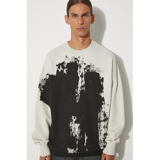 A-COLD-WALL* bluza bawełniana Relaxed Crewneck męska kolor czarny wzorzysta A-cold-wall* XL PRM