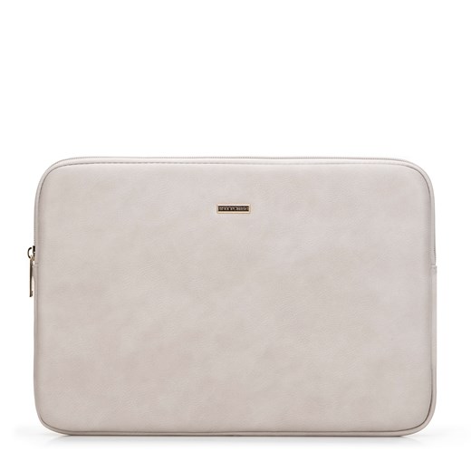 Etui na laptopa 14’’ z ekoskóry beżowe ze sklepu WITTCHEN w kategorii Etui - zdjęcie 174696720