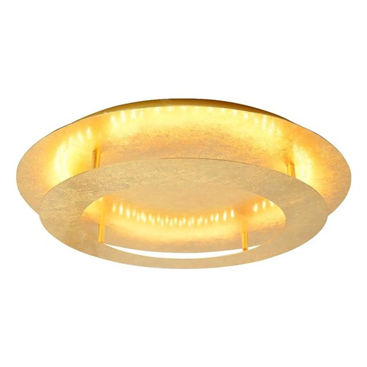 Złoty nowoczesny okrągły plafon LED 50 cm - D156-Vetrix Candellux One Size Edinos.pl