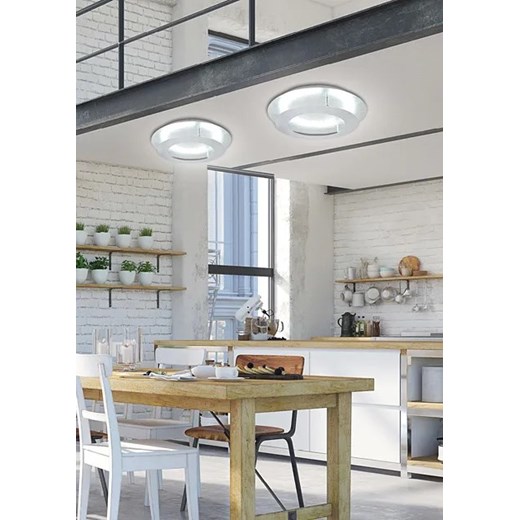 Biały okrągły plafon sufitowy LED 40 cm - D147-Vetrix Candellux One Size Edinos.pl