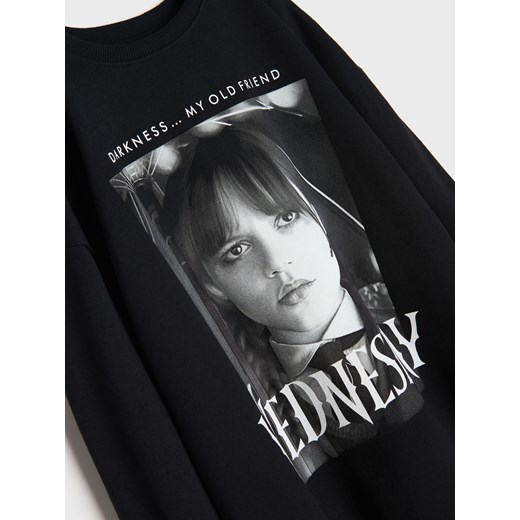 Sinsay - Bluza Wednesday - czarny Sinsay 140 Sinsay