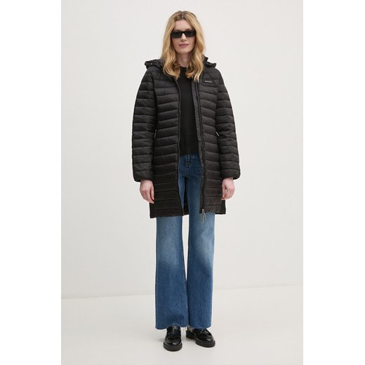 Calvin Klein kurtka damska kolor czarny zimowa K20K208011 ze sklepu ANSWEAR.com w kategorii Kurtki damskie - zdjęcie 174702380