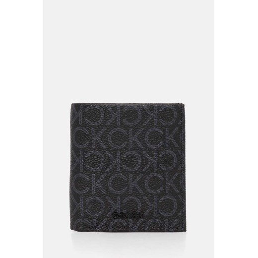 Calvin Klein portfel męski kolor czarny K50K512293 ze sklepu ANSWEAR.com w kategorii Portfele męskie - zdjęcie 174703313