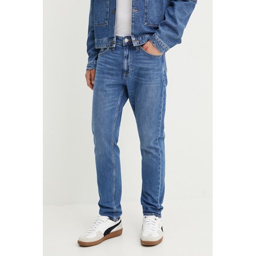 Tommy Jeans jeansy męskie kolor niebieski DM0DM20188 ze sklepu ANSWEAR.com w kategorii Jeansy męskie - zdjęcie 174703612