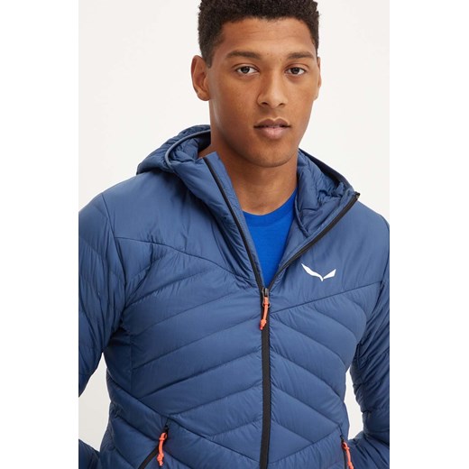 Salewa kurtka sportowa puchowa BRENTA kolor niebieski przejściowa 00.0000027883 ze sklepu ANSWEAR.com w kategorii Kurtki męskie - zdjęcie 174704583
