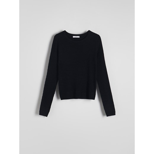 Sweter damski Reserved z dekoltem w serek