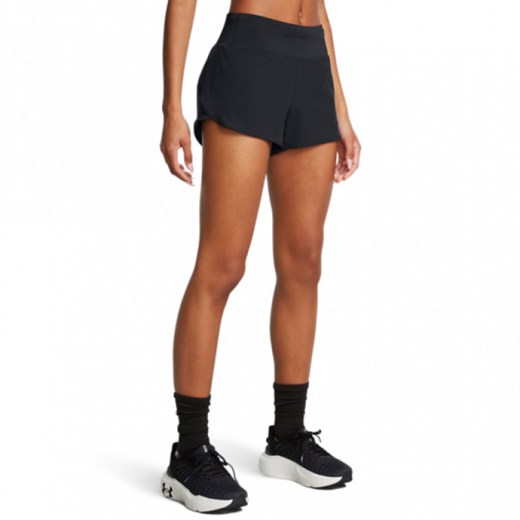 Damskie spodenki do biegania Under Armour UA Launch Pro 3\'\' Shorts - czarne ze sklepu Sportstylestory.com w kategorii Szorty - zdjęcie 174707330