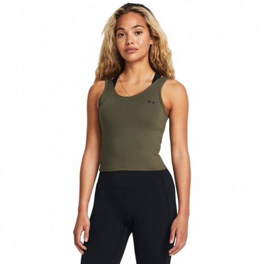 Damski top treningowy Under Armour Motion Tank Emea - oliwkowy/khaki ze sklepu Sportstylestory.com w kategorii Bluzki damskie - zdjęcie 174707643