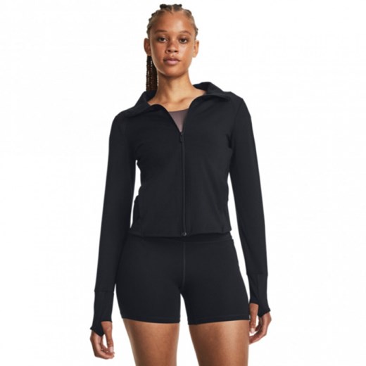 Damska kurtka treningowa Under Armour Meridian Jacket - czarna ze sklepu Sportstylestory.com w kategorii Kurtki damskie - zdjęcie 174709360