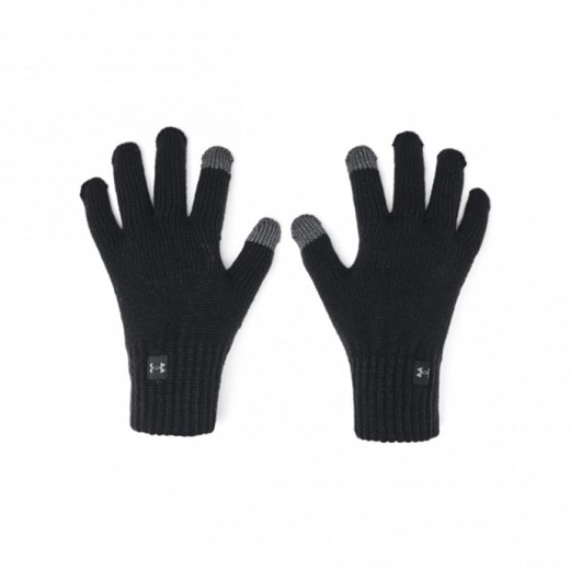 Damskie rękawiczki zimowe Under Armour UA Halftime Gloves - czarne ze sklepu Sportstylestory.com w kategorii Rękawiczki damskie - zdjęcie 174709531