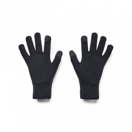 Męskie rękawiczki zimowe Under Armour UA Halftime Gloves - czarne ze sklepu Sportstylestory.com w kategorii Rękawiczki męskie - zdjęcie 174709580