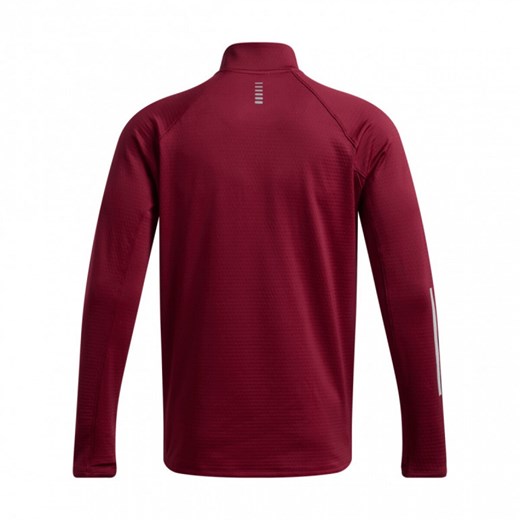 Męska bluza do biegania Under Armour UA Launch Elite Cw Half Zip - czerwona ze sklepu Sportstylestory.com w kategorii Bluzy męskie - zdjęcie 174709724