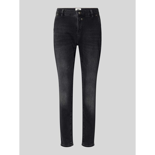 Jeansy o kroju slim fit zapinane na guzik i zamek błyskawiczny model ‘Montana’ ze sklepu Peek&Cloppenburg  w kategorii Jeansy damskie - zdjęcie 174709792
