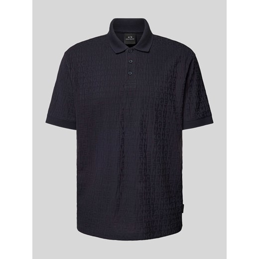 Koszulka polo o kroju regular fit z fakturowanym wzorem ze sklepu Peek&Cloppenburg  w kategorii T-shirty męskie - zdjęcie 174710053