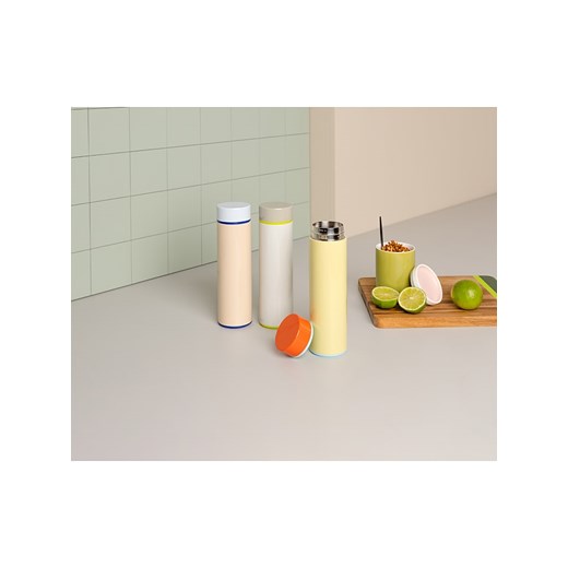 Remember Butelka termiczna "Finn" w kolorze biało-szarym - 450 ml Remember onesize wyprzedaż Limango Polska