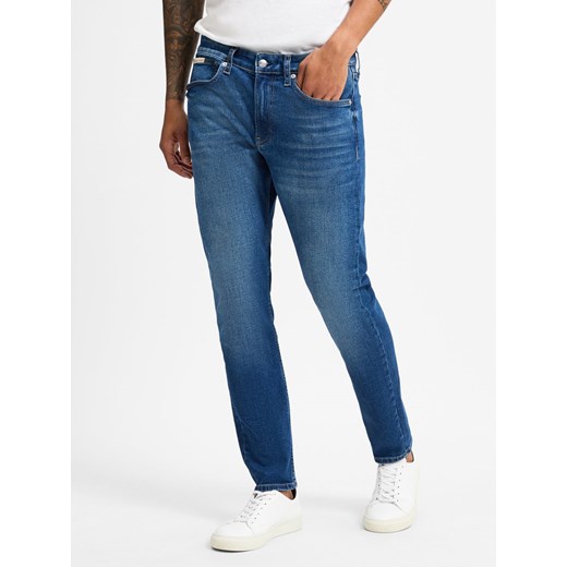 Calvin Klein Jeans Dżinsy Mężczyźni denim jednolity ze sklepu vangraaf w kategorii Jeansy męskie - zdjęcie 174712932