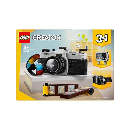 LEGO Zestaw LEGO® Creator 31147 Retro camera; 3in1 toy - 8+ Lego onesize okazyjna cena Limango Polska