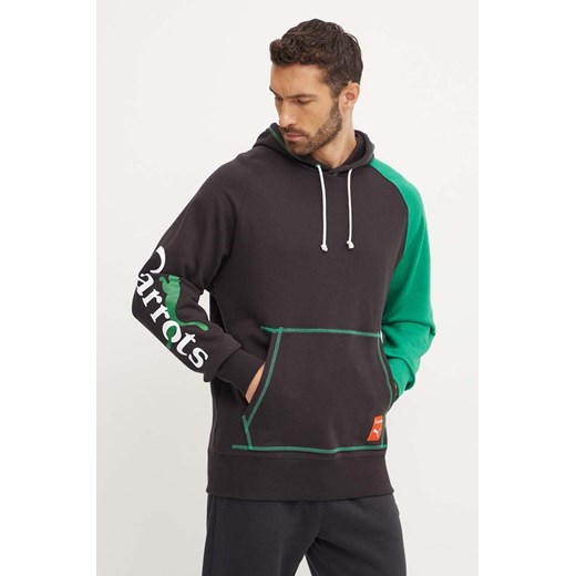 Puma bluza PUMA X CARROTS Graphic Hoodie TR męska kolor czarny z kapturem wzorzysta 627445 ze sklepu ANSWEAR.com w kategorii Bluzy męskie - zdjęcie 174714130