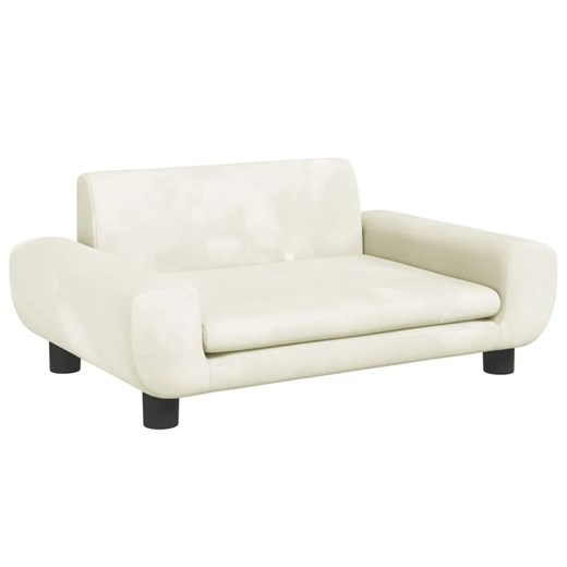 Kremowa sofa dziecięca na nóżkach - Zova ze sklepu Edinos.pl w kategorii Meble dziecięce - zdjęcie 174718100